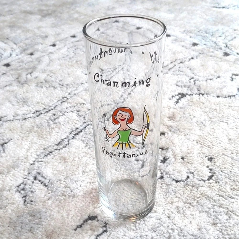 Pottery Barn Sagittarius glass